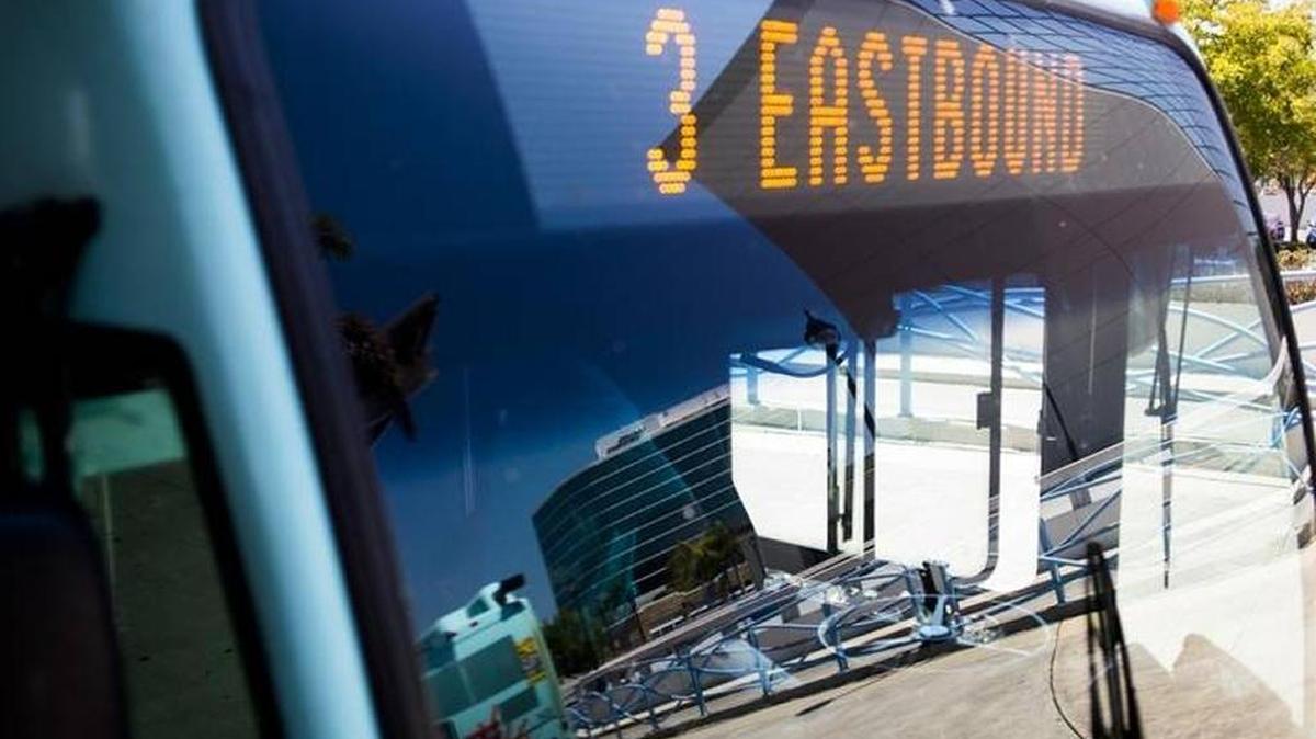 The Route 3 bus waits for passengers at the downtown Bradenton station in this file photo. Due to a critical shortage of bus drivers, Manatee County has cut back service on the Route 3.