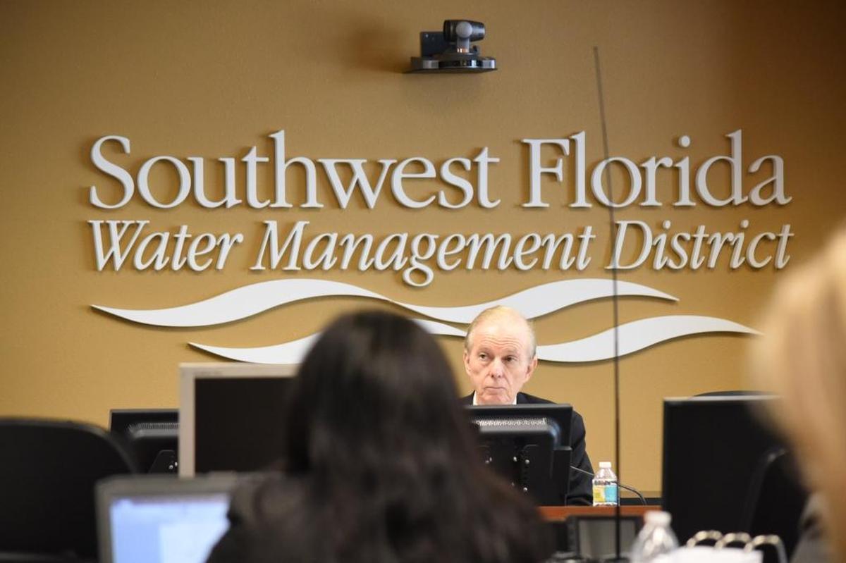Administrative Law Judge D. R. Alexander listens to testimony during a two-day hearing in December for a mitigation bank permit near Aqua by the Bay. Alexander wrote a recommended order to allow the Florida Department of Environmental Protection to issue the permit to Long Bar Pointe LLLP.