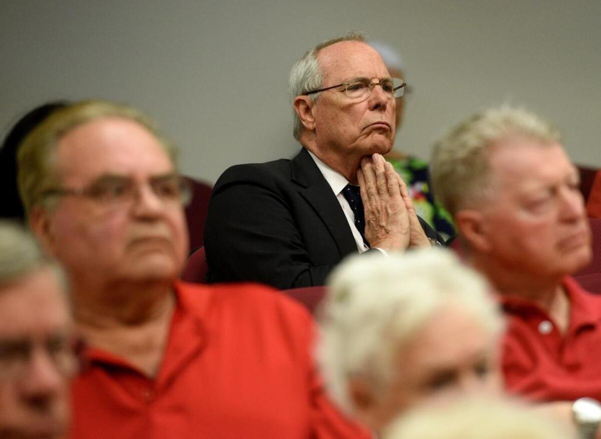 Developer Pat Neal attends a meeting of the Manatee County Board of County Commissioners in this 2018 file photo.