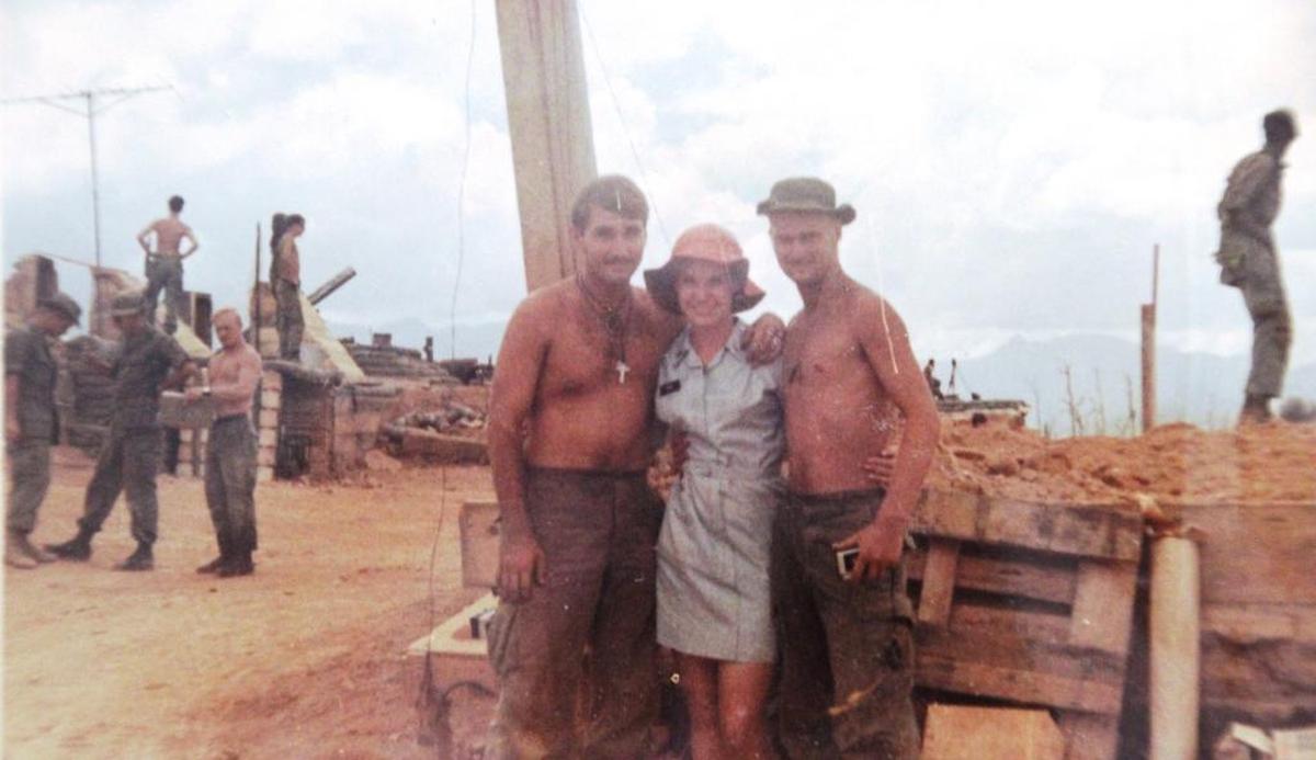 Diane Tucker visited as many as eight fire bases a day for the Red Cross’ Supplemental Recreational Activities Overseas program during the Vietnam War.