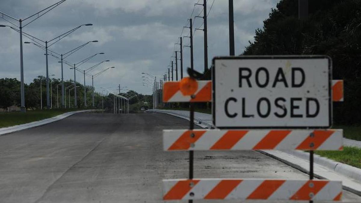 A newly completed section of 44th Avenue East, at 39th Street East, east of U.S. 301. The roadway is being built in sections and will be a major east-to-west artery through Manatee County.