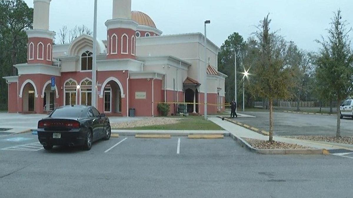 Officials said there was no damage and no injuries from the small fire outside the Islamic Society of New Tampa mosque at 15830 Morris Bridge Road in Thonotosassa.