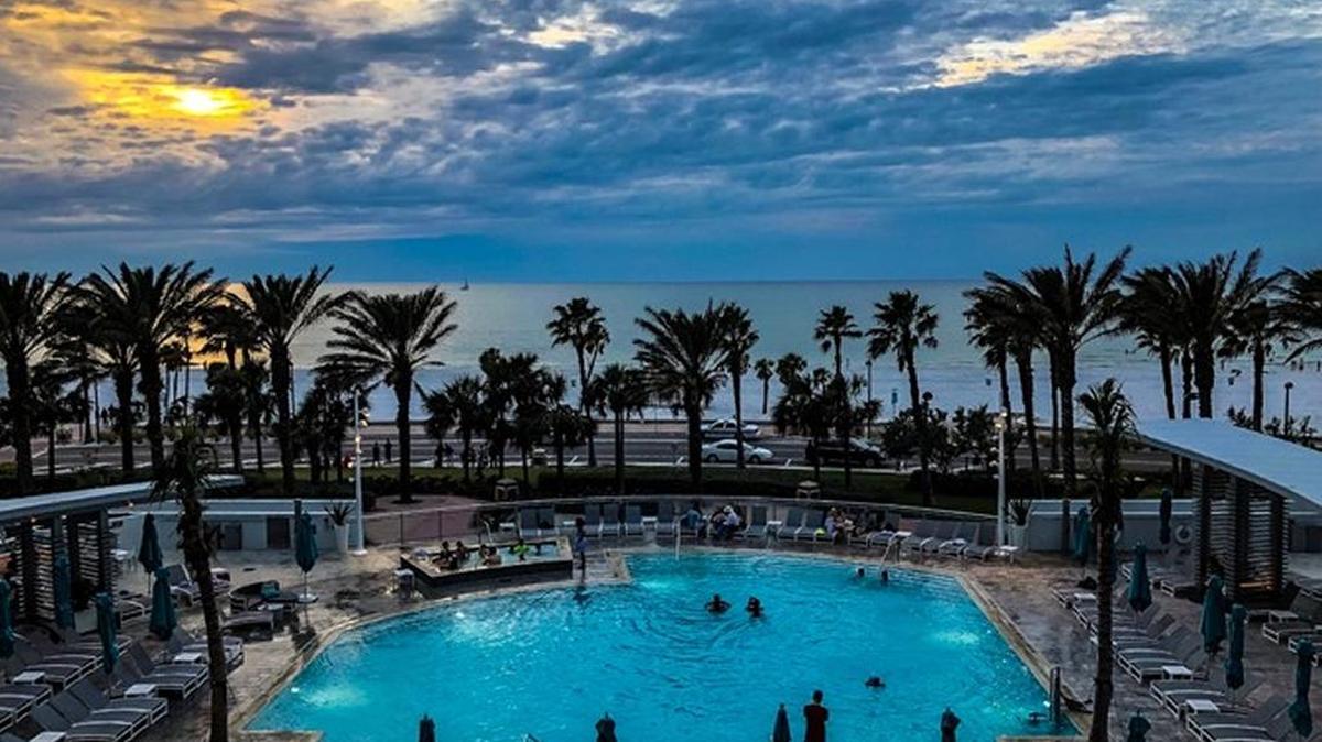 Bay News 9 viewer Gibbs Wilson captured a colorful sunset Wednesday in Clearwater.