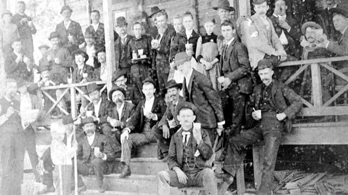 The Pooser Family Christmas Eggnog Party, 1890