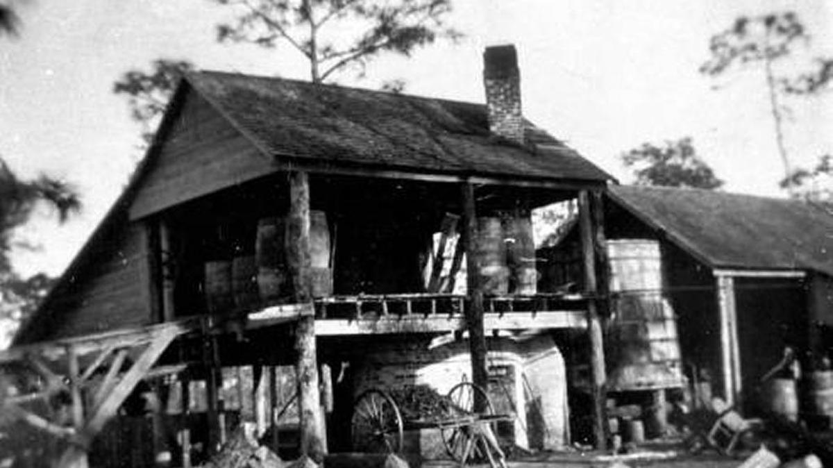 Manatee County Turpentine still, circa 1900.