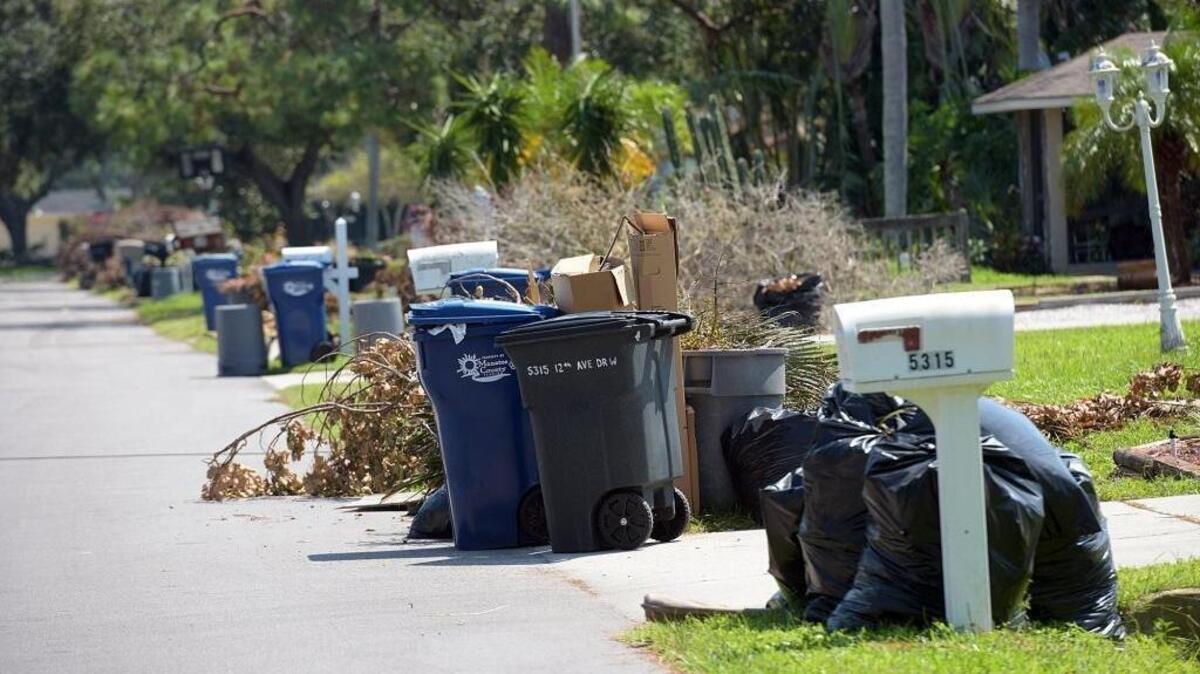 Manatee County has launched a new bulk trash collection program beginning on May 1. Bulk trash items are pictured along the curb in this 2017 Bradenton Herald file photo.