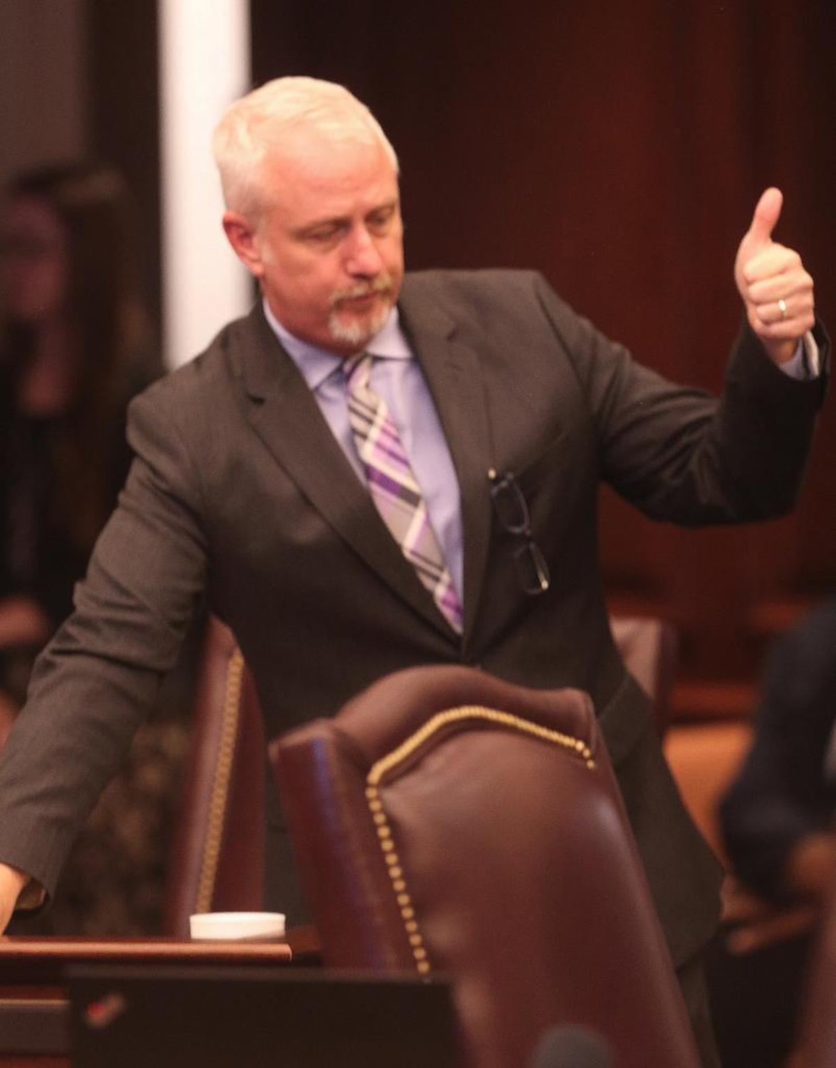 Sen. Jeff Clemens, D-Lake Worth, says he is “philosophically opposed to corporate tax vouchers and diverting money” that could fund K-12 public schools.