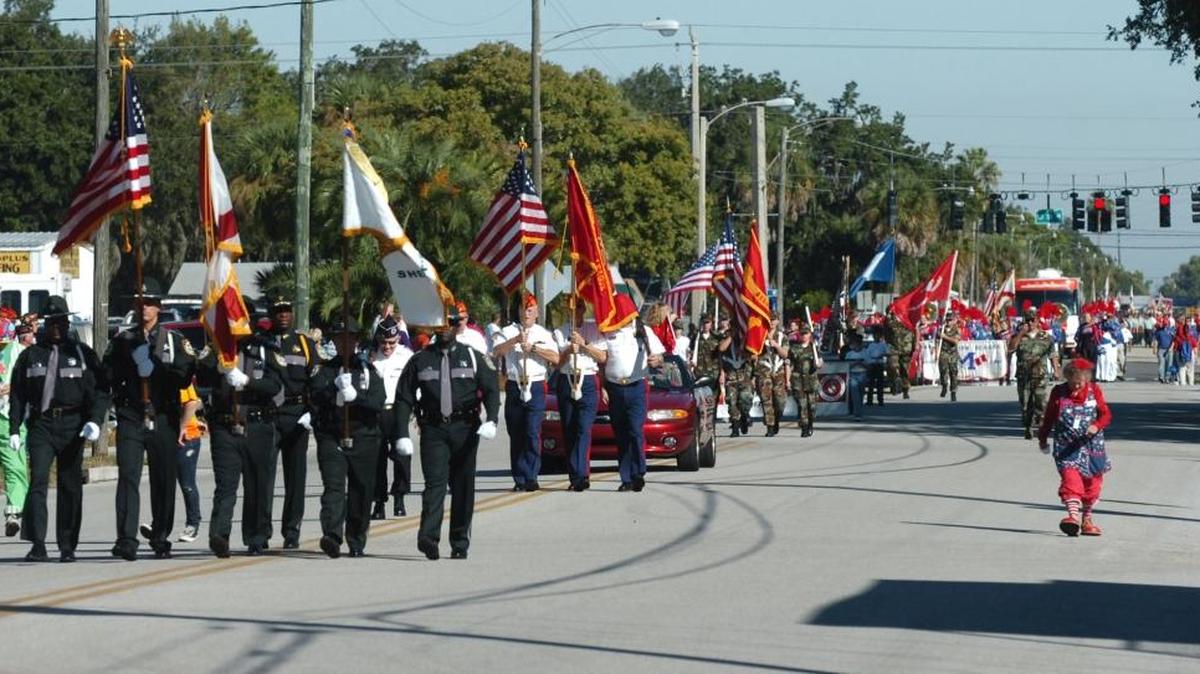 Manatee County's biggest salute to veterans is the annual Veterans Day parade in Palmetto.