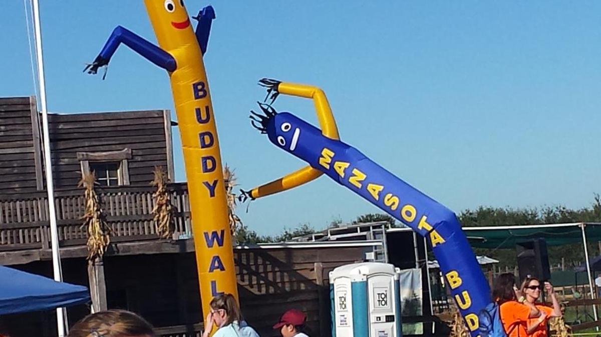 About 1,200 participants took part in the 15th annual Manasota BUDS Buddy Walk at Hunsader Farms on Saturday.