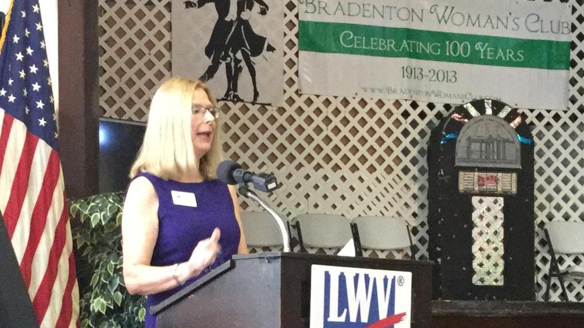 Adell Erozer, executive director of Turning Points, will discuss assistance programs for the homeless with members of the East Manatee Republican Club.