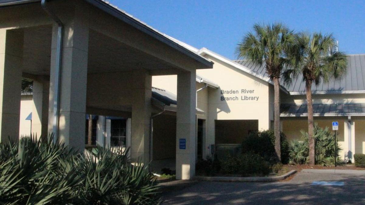 The proposed Lakewood Ranch library would not only serve the population living east of Interstate 75, it would also relieve some of the strain on the Braden River branch, shown above.