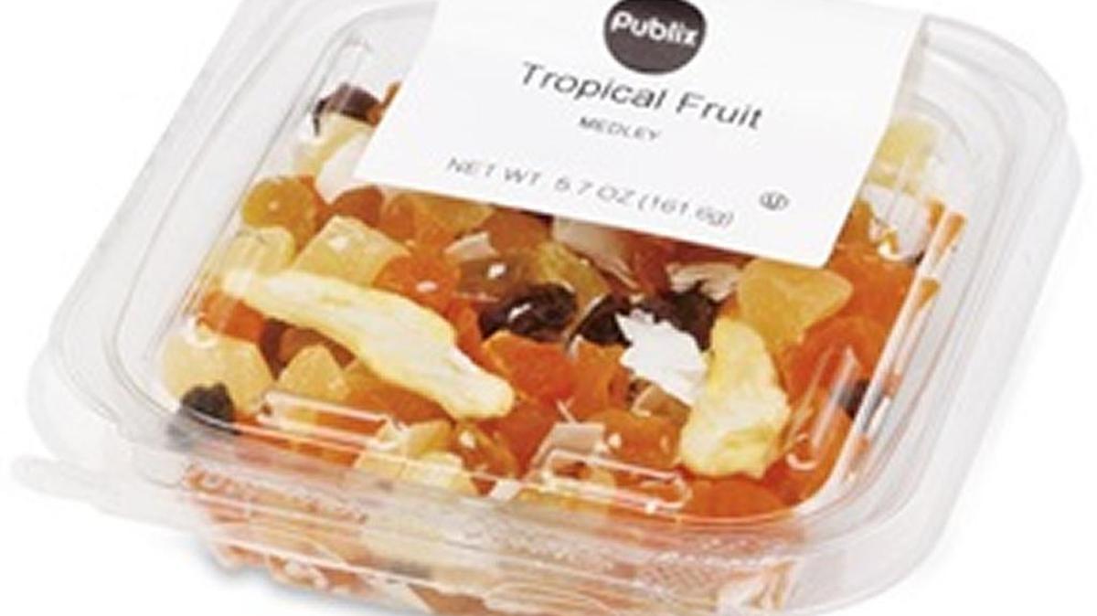 All use-by dates of the 5.7 ounce clear plastic containers of the mix with a UPC of 41415088586 sold from Publix stores in Florida, Georgia, South Carolina, Alabama, Tennessee and North Carolina are being recalled due to the product possibly containing Listeria monocytogenes.