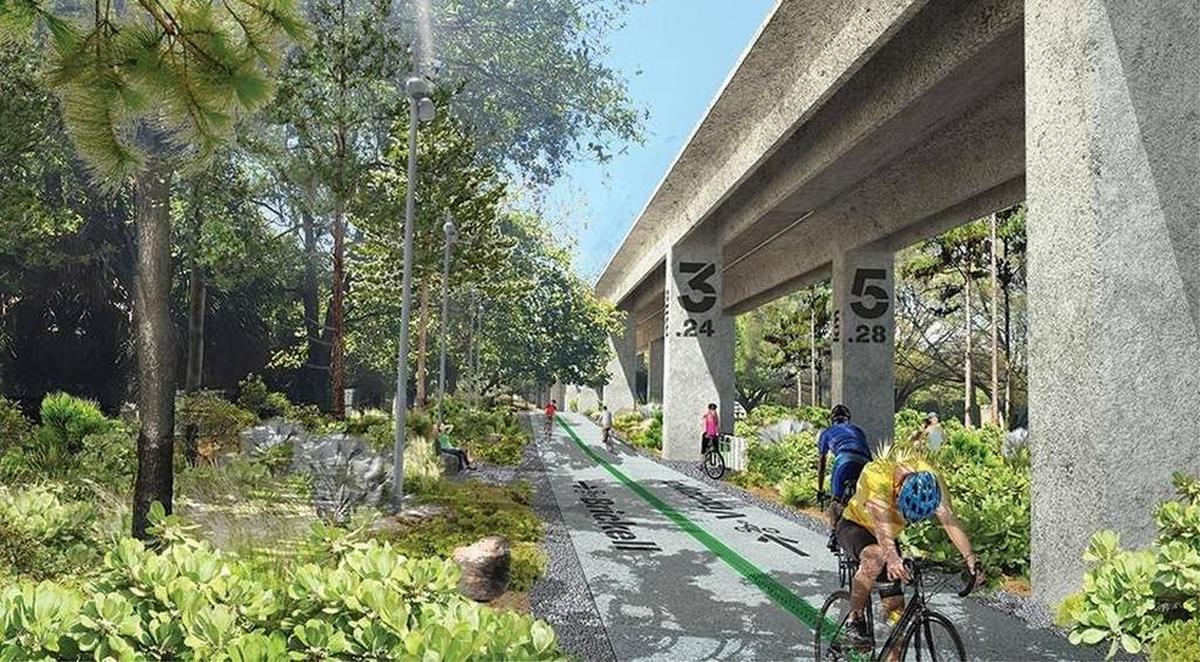 This a rendering of The Underline project. It’s in line for $3 million in the state budget for 2017-18, but that could change.