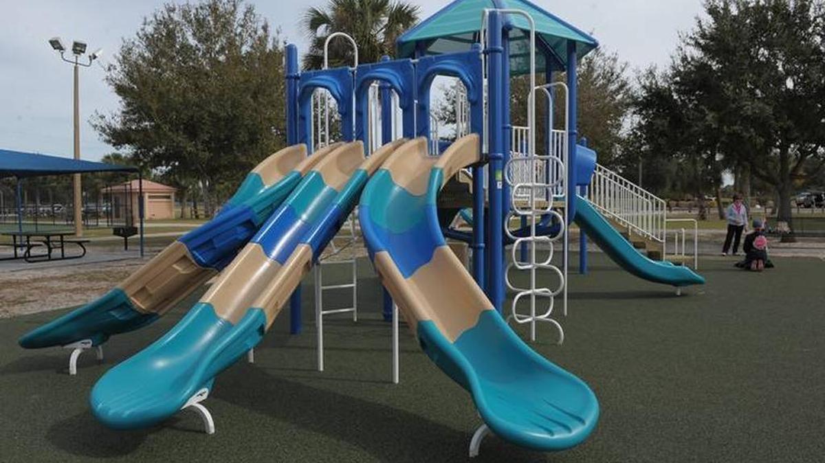 Buffalo Creek Park was one of three parks in Manatee County that received new playground equipment in earlier this year.