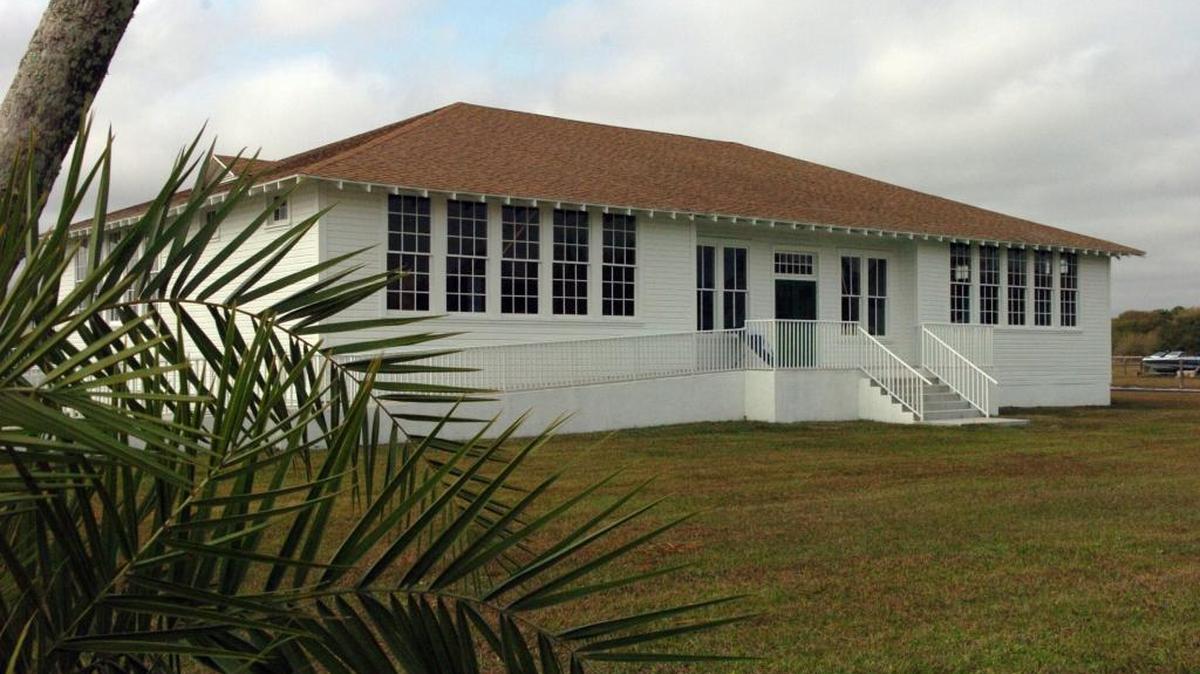 Myakka City’s 1914 schoolhouse has been the subject of a 25-year effort to save it. The interior will soon be completed with a grant from the William G. and Marie Selby Foundation.