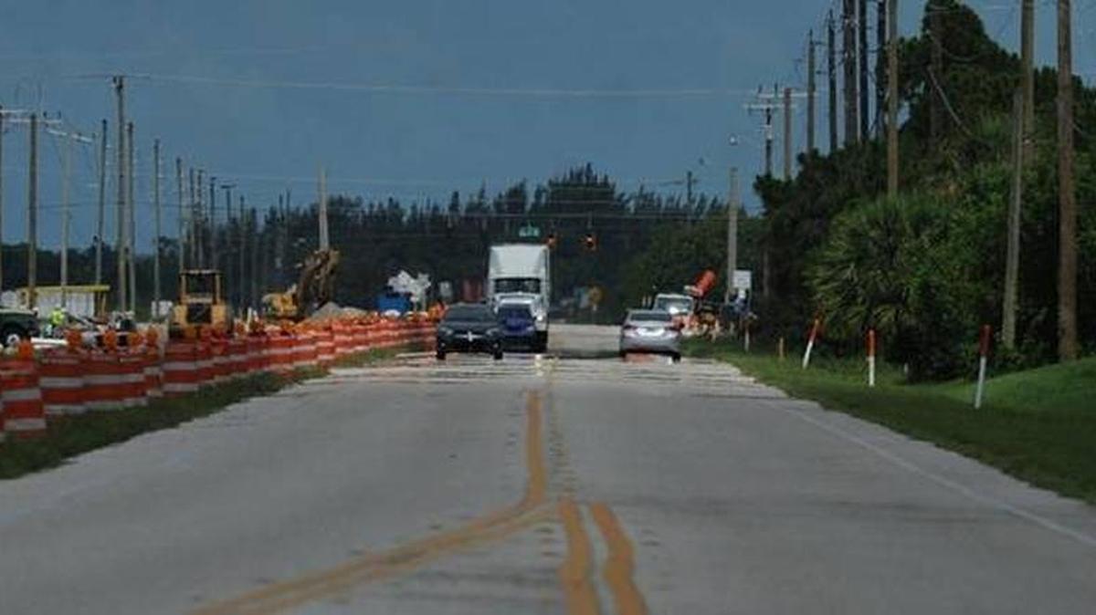 Construction has been underway to widen a portion of 53rd Avenue West into a divided four-lane roadway.
