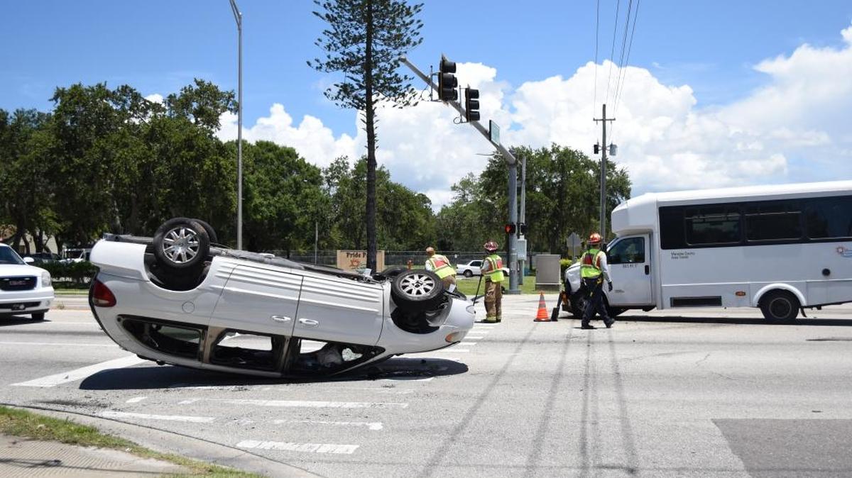 Car crash on 63rd Avenue East and 9th Street East on June 30.