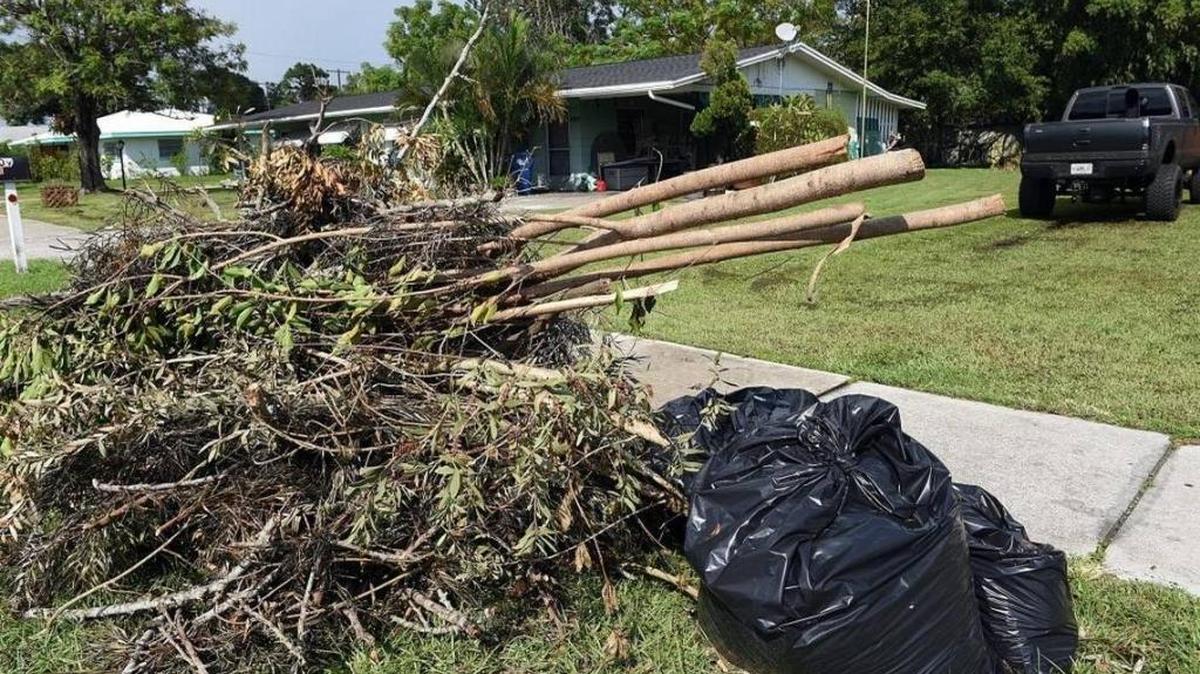 Manatee County announced that residents must place storm debris at their curb by Oct. 30.