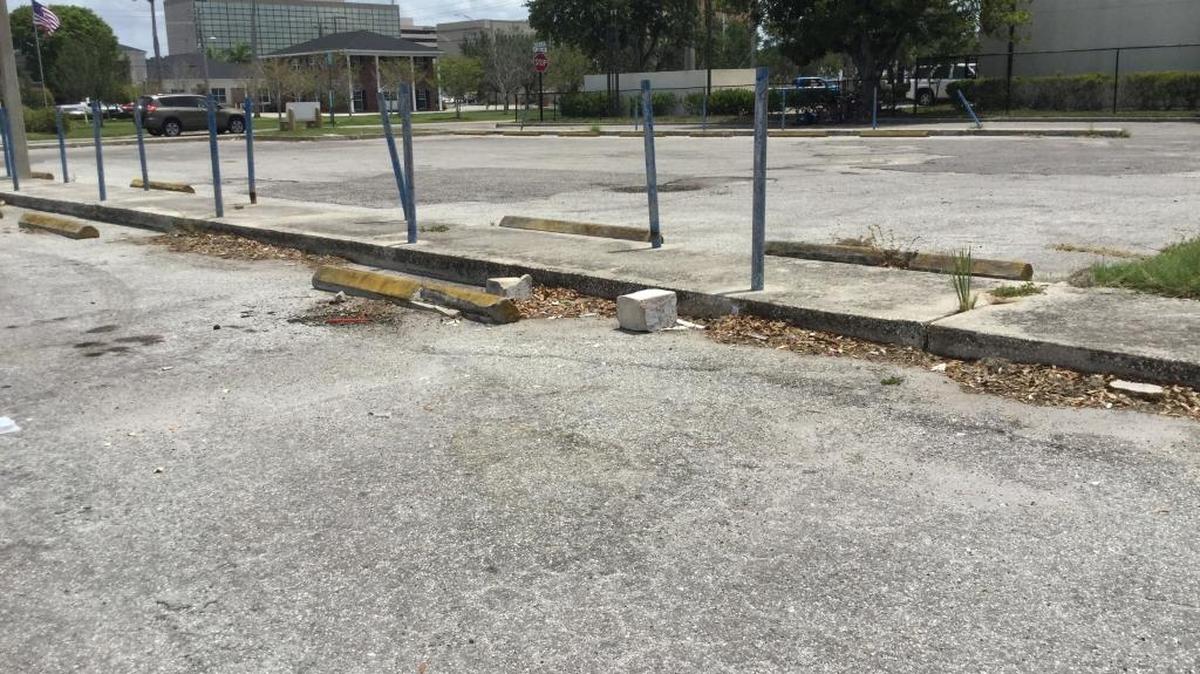 An old, mostly unused, parking lot across from the city shuffle board court in Ballard Park is being eyed to be replaced with a retention pond. The move is designed to catch stormwater runoff and help alleviate ongoing flooding concerns in Ware’s Creek and the Village of the Arts.
