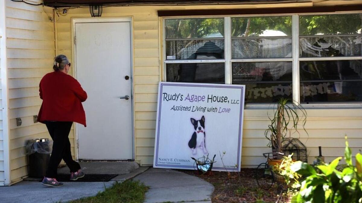 The Assisted Living Facility operator who tossed out several patients with 36 hours notice has licensed a new facility, Rudy's Two, in west Bradenton. What appears to be the sign from the previous facility was leaning up against the exterior Wednesday.