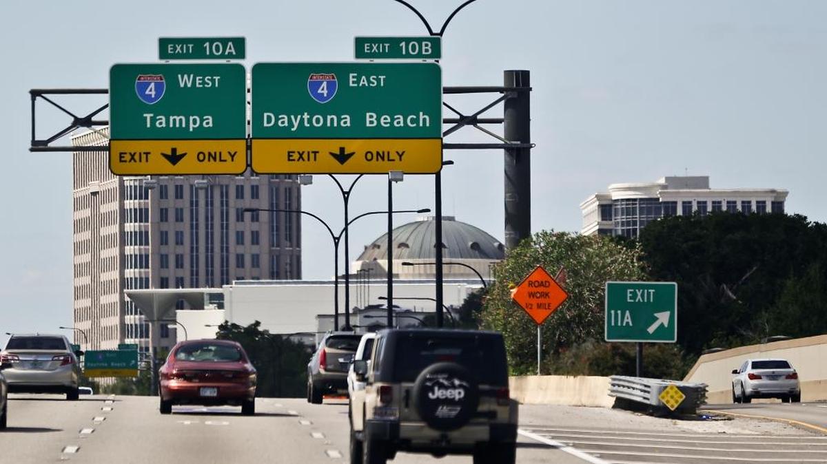 The Interstate 4 corridor, which runs from Tampa to Daytona Beach, is considered the most-dangerous stretch of highway in America, according to a new study.