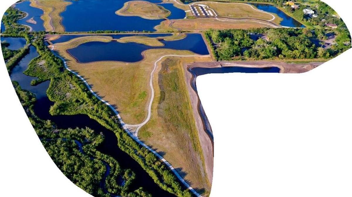 A rendering of the Robinson Preserve expansion.