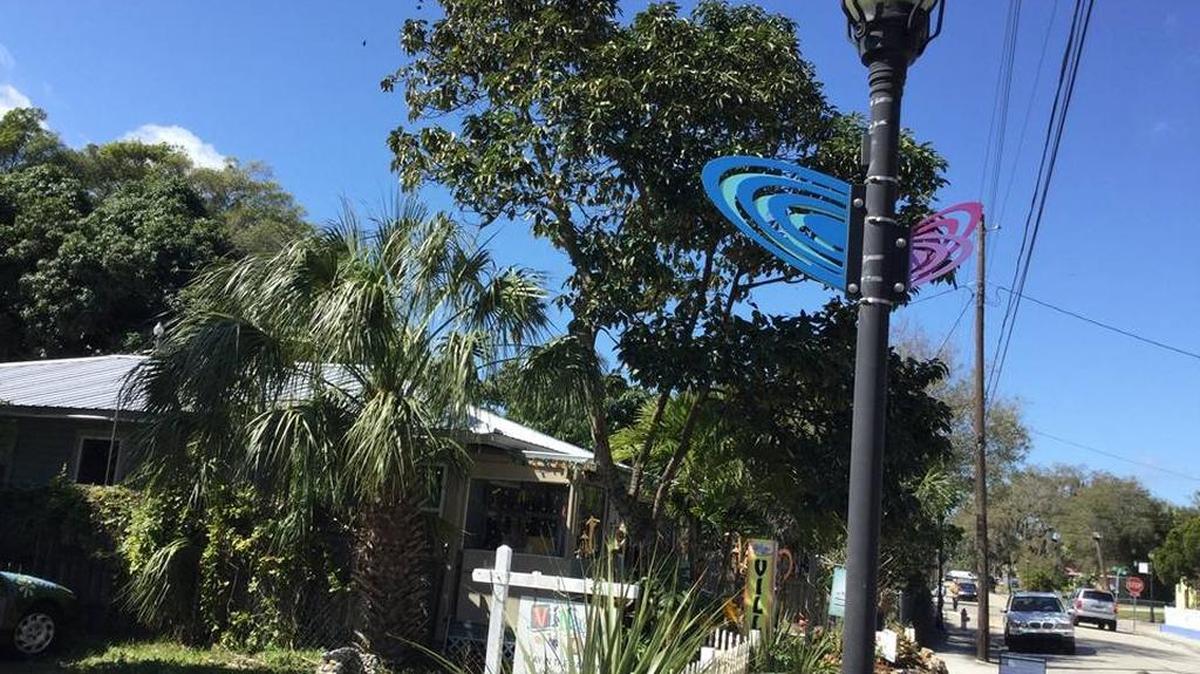 It’s been almost two years since the city approved funding to improve lighting in the Village of the Arts. New light poles were purchased more than a year ago and the city finally has a contractor on board ready to move forward with installation.