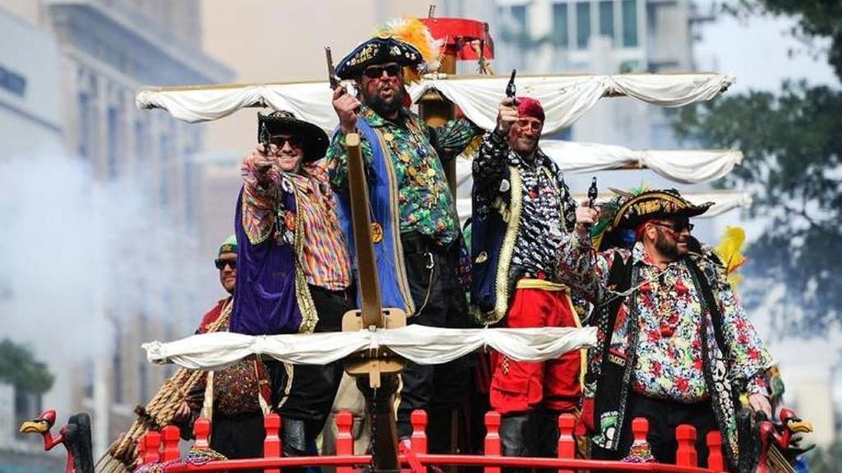 The annual Gasparilla Invasion took place Saturday in Tampa.