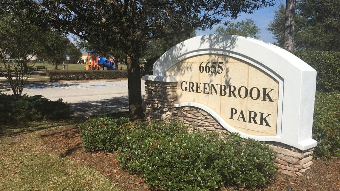 Greenbrook Park, located in the 6600 block of Greenbrook Boulevard a block from Nolan Middle School in Lakewood Ranch, is a popular place for parents and young children and dog walkers. The park was the scene of a murder early Sunday.
