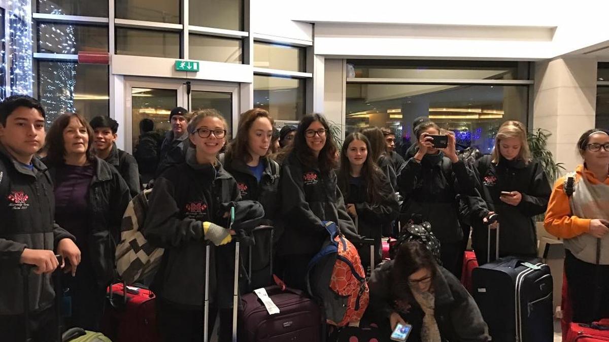 A group of Manatee Marching ‘Canes members had to take a special flight to Rome after their original one was canceled. The entire band will march in a New Year’s Day parade Sunday.