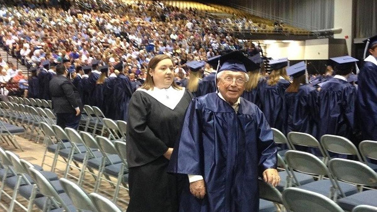 Marty Sullivan missed his own graduation more than 60 years ago when he left school during his junior year to fight in the Korean War. He received an honorary diploma Friday, according to Bay News 9.