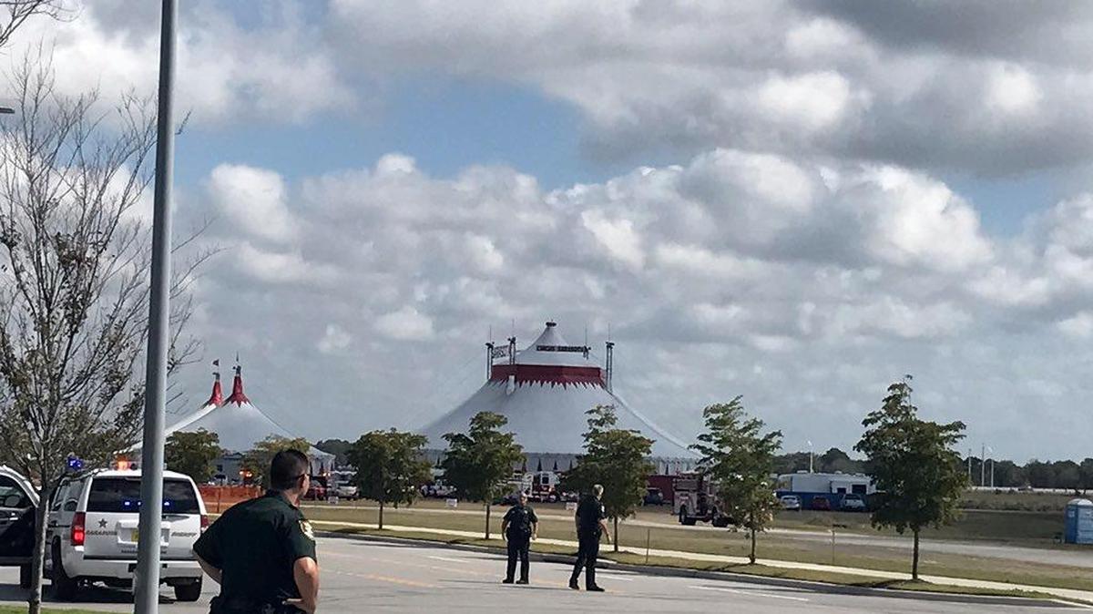 Five persons were reported injured Wednesday at Circus Sarasota.