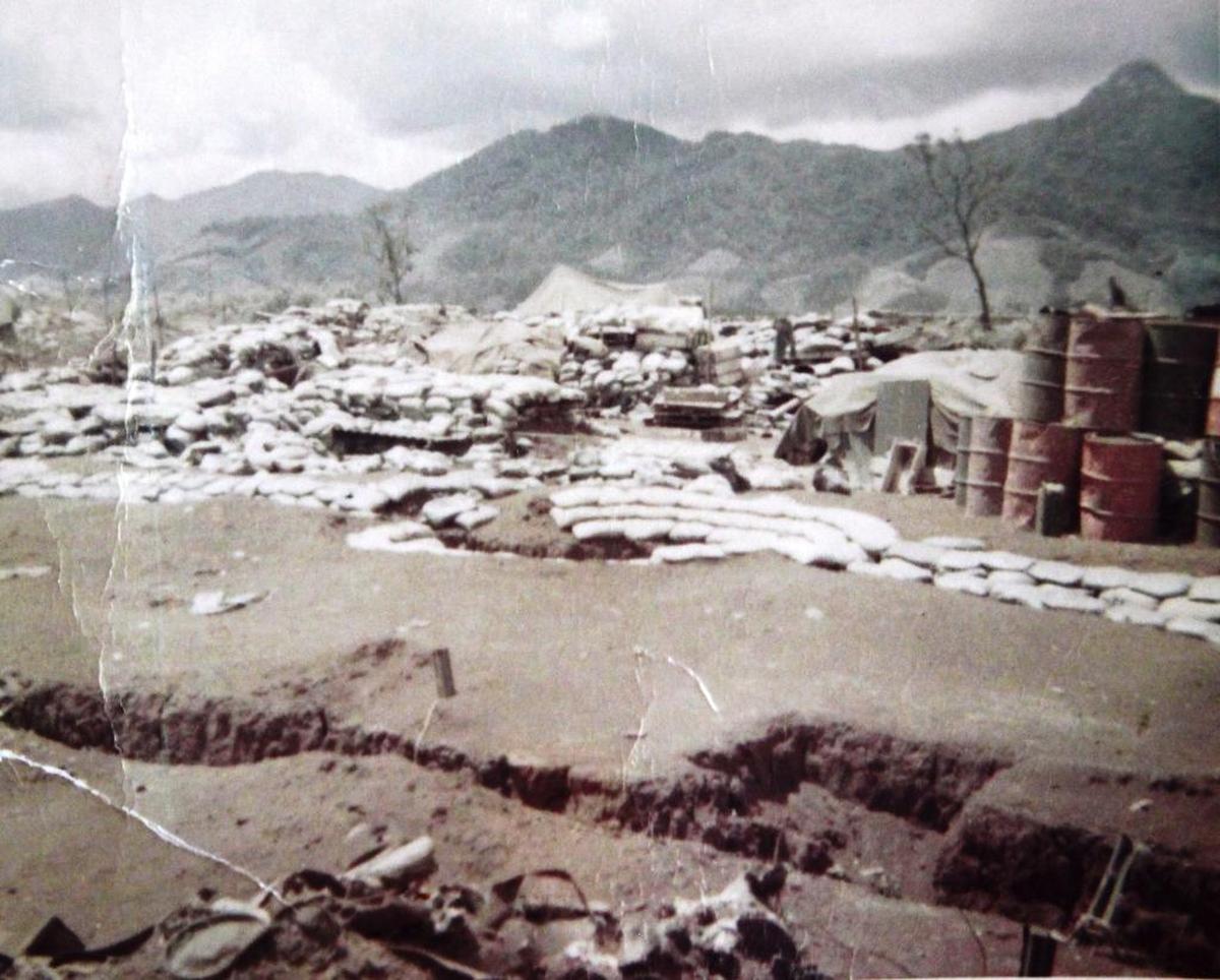 A snapshot at Khe Sanh that Danny McKee took in 1968.