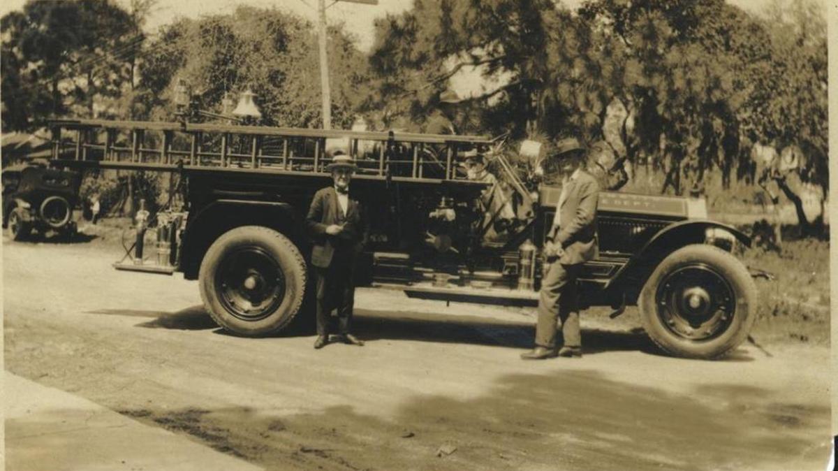 This photo ran in the Bradenton Herald on Nov. 27, 1957, with the headline “New Additions to Palmetto Fire Department Greatly Increase Protection Effectiveness.”