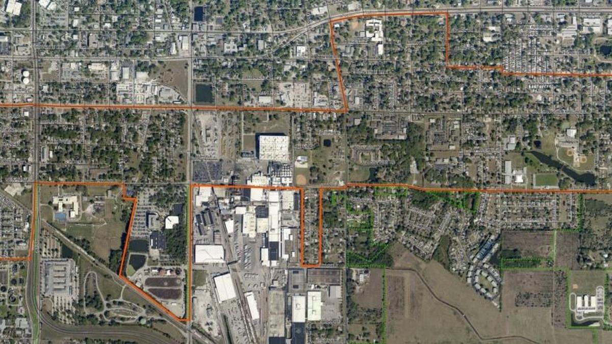 Boundaries of the Central Community Redevelopment Agency