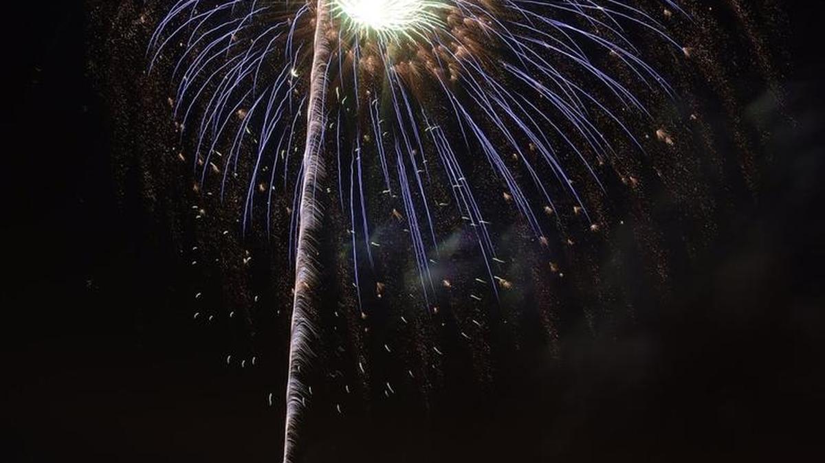 File The annual Fourth of July fireworks light up the sky over the Manatee River from the Bradenton side in 2016.