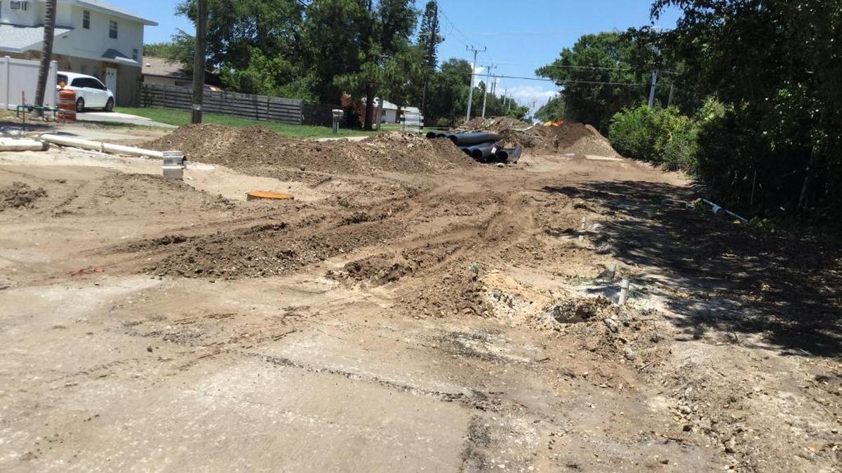 A $3.4 million sewer replacement project has been under way since February and isn’t scheduled to end until October. Some residents are already frustrated.