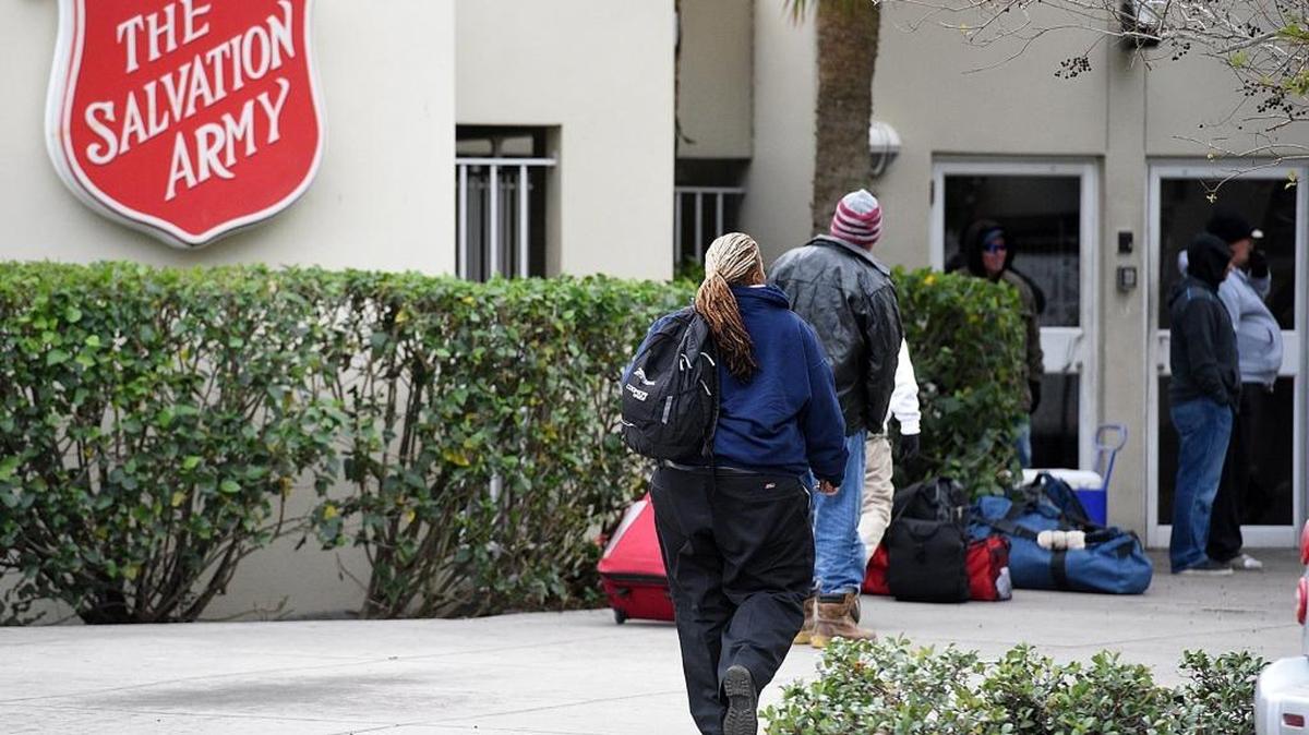 Bradenton’s Salvation Army provides shelter for up to 150 people.