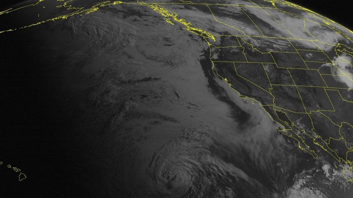 This NOAA satellite image taken Wednesday, July 13, 2016 at 10:00 AM EDT shows high pressure firmly in control over the western United States. A few light rain showers will fall over the Northern Plains and Northern Great Basin. Heat and dry weather will dominate with little precipitation falling over the Central and Southern Plains.