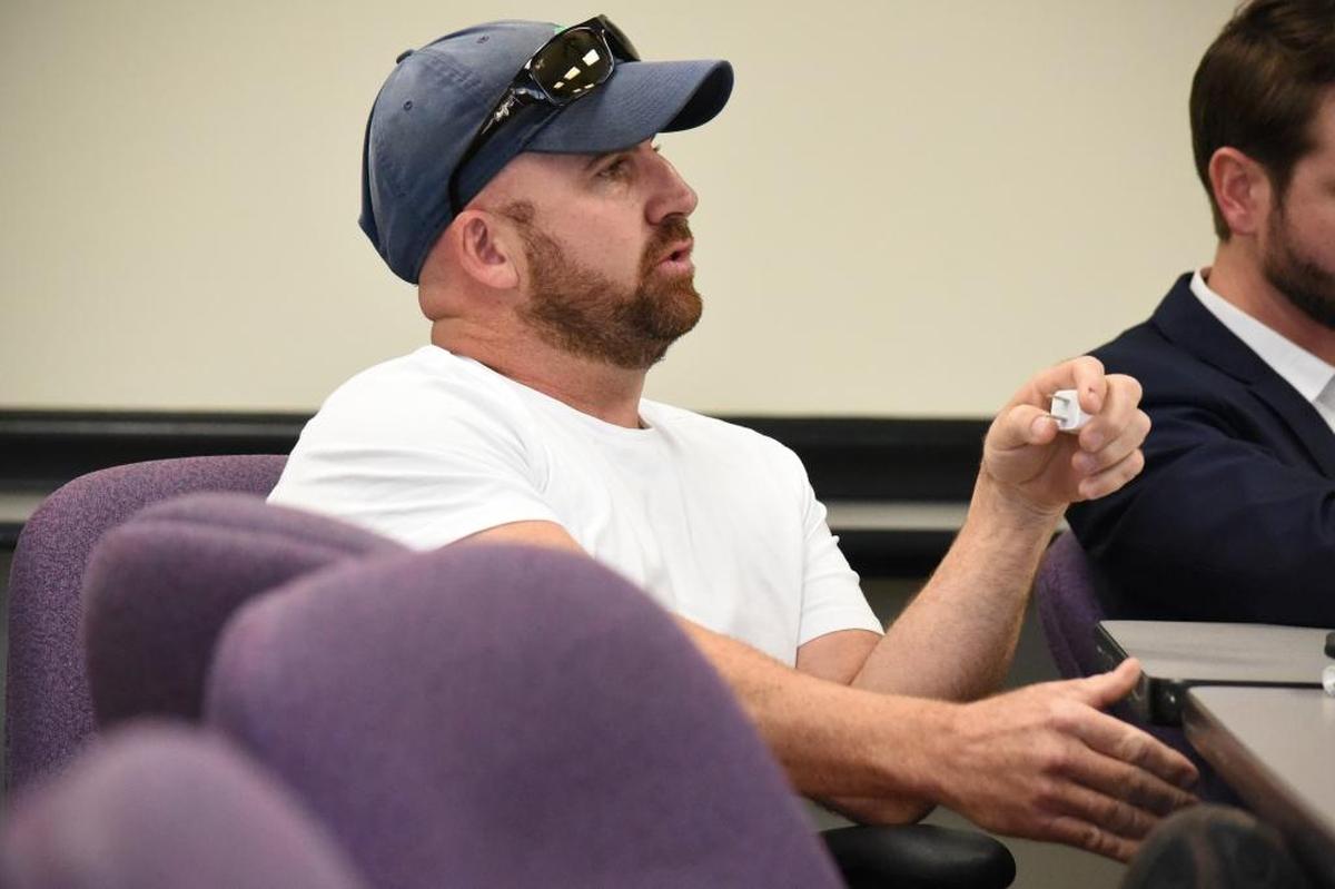 Shawn Kaleta, shown in this 2017 file photo, is proposing to build a four-story hotel in Bradenton Beach.