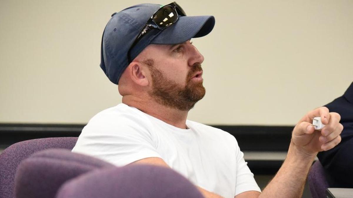 Shawn Kaleta, who owns development company Beach to Bay Living, discusses a legal disagreement that is preventing him from building pools over the county’s sewer line.