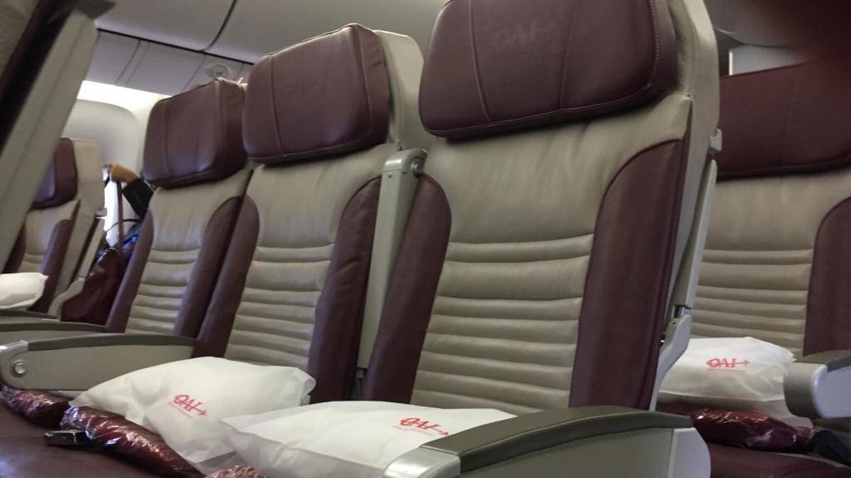 Three empty seats on Sunday’s Military Commissions flight to the U.S. Navy Base at Guantanamo Bay, Cuba.