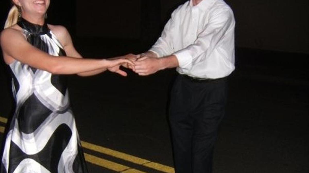 Jon and Kristin share date night in April 2008, not long after they met at a YMCA volleyball game on Tybee Island.