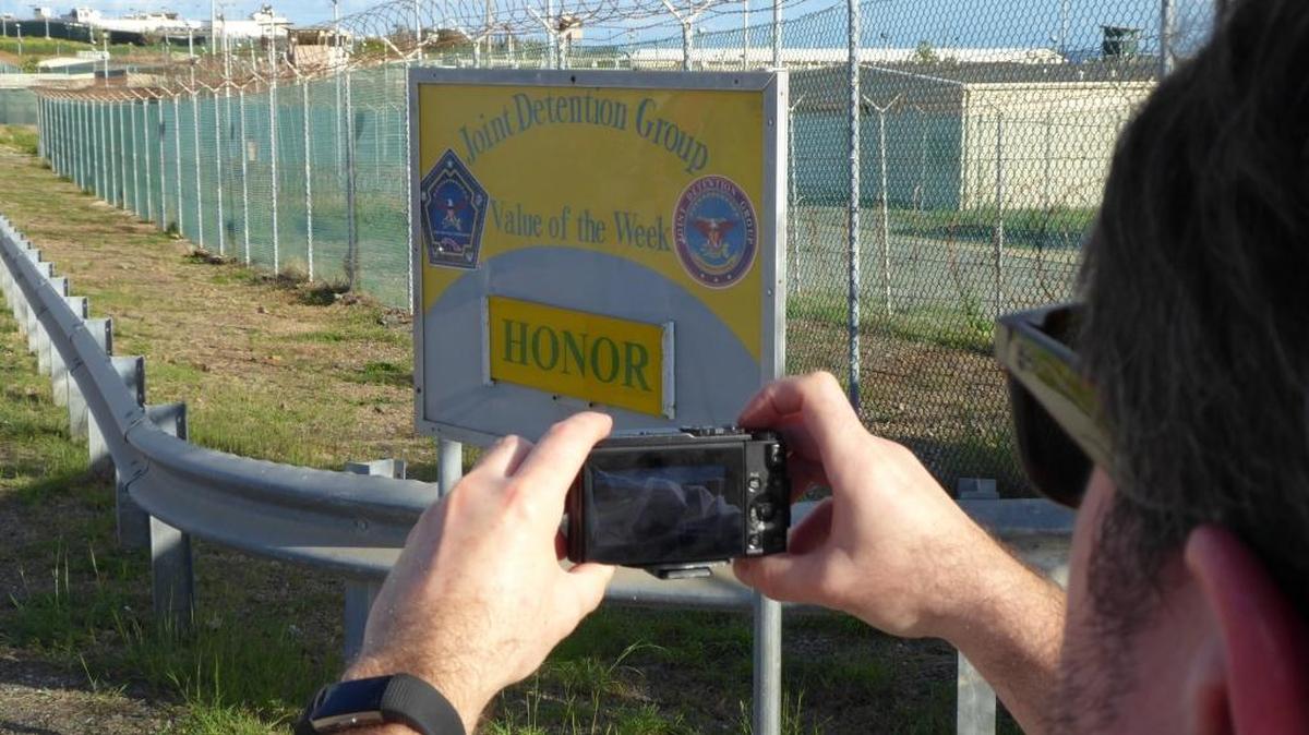 Honor was the Army value of the week on Sunday, Dec. 3, 2017 in the Detention Center Zone. This photo was approved for release by a soldier at Guantánamo.