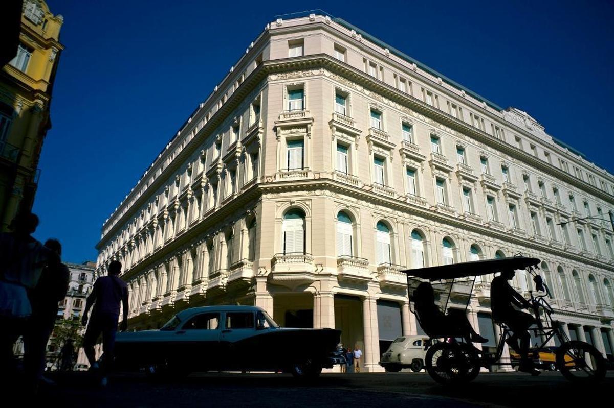 The Gran Hotel Manzana Kempinski five-star hotel in Havana.