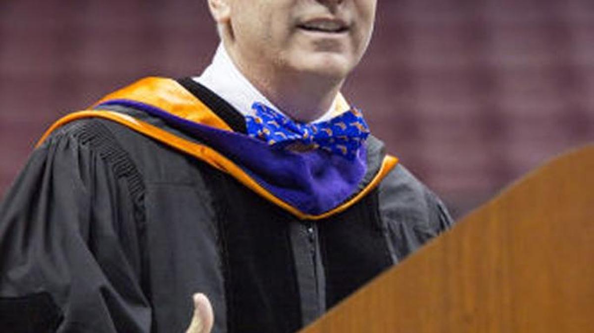 U.S. District Judge Mark Walker, speaking to graduation ceremonies for the Florida State University College of Law on May 1, 2016.