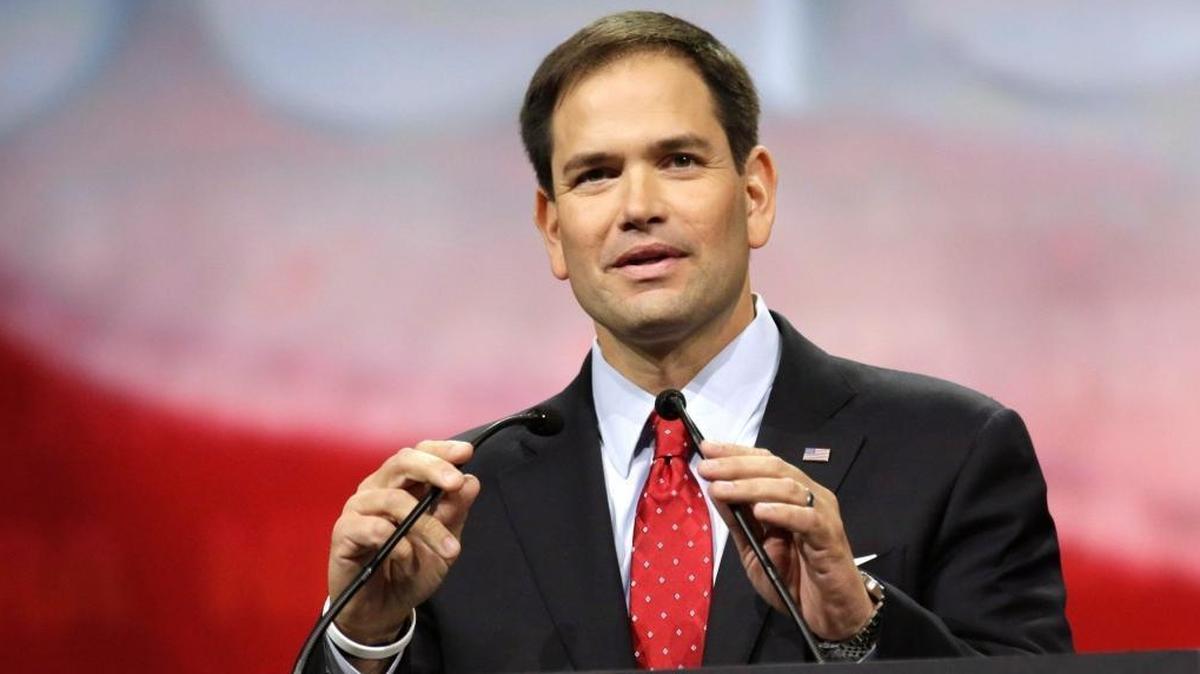 U.S. Sen. Marco Rubio speaks during the National Rifle Association Annual Meeting Leadership Forum on April 25, 2014, in Indianapolis, Indiana.