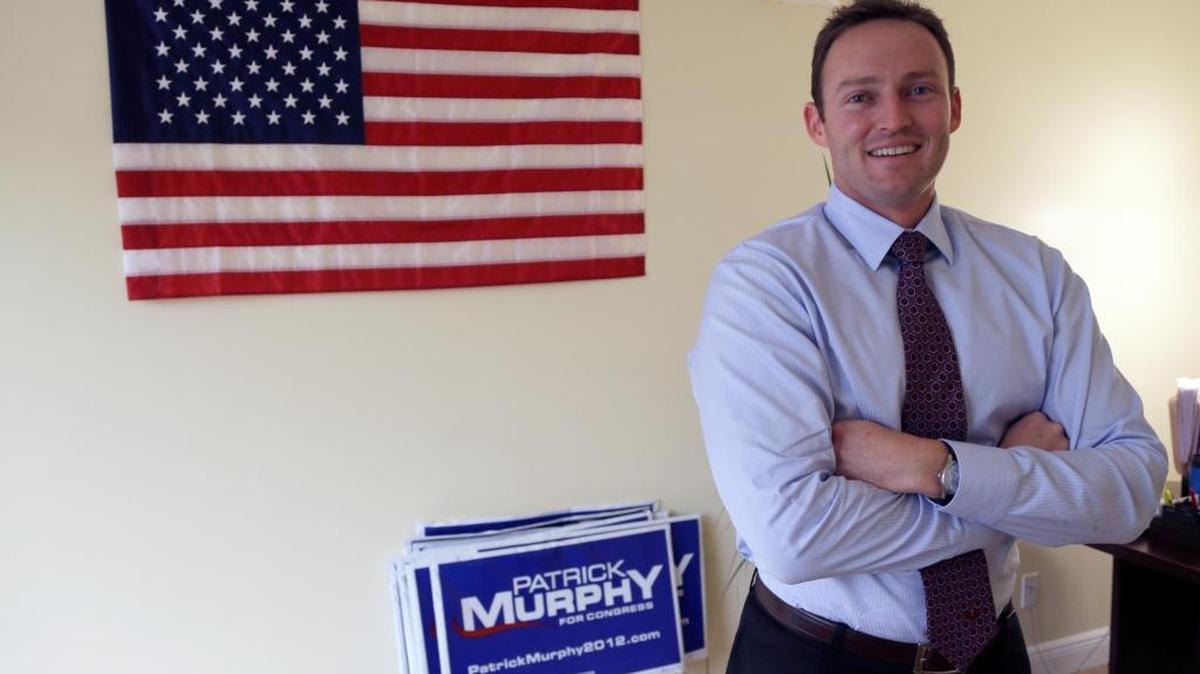 In this Sept. 26, 2012 file photo, Patrick Murphy poses at his Congressional campaign office in Palm Beach Gardens.