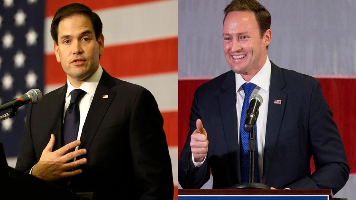 Republican U.S. Sen. Marco Rubio, left, and Democratic U.S. Rep. Patrick Murphy.