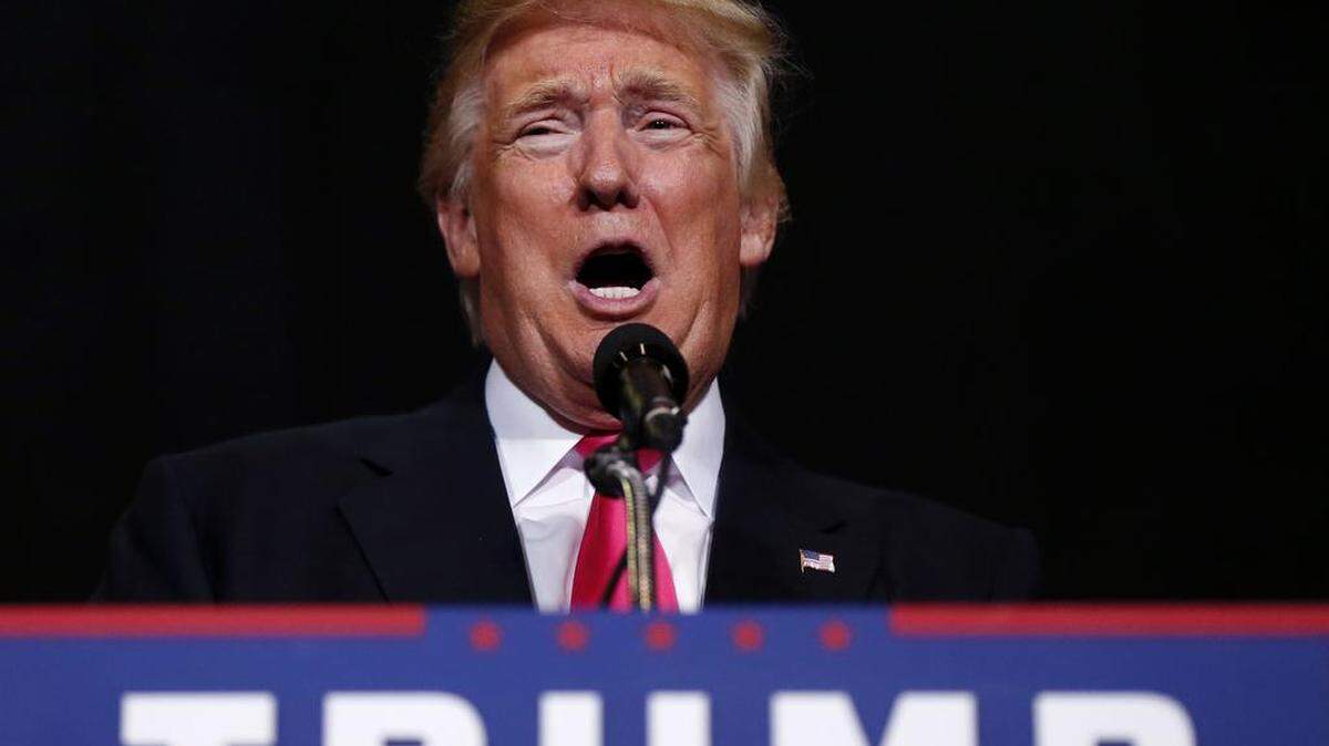 Republican presidential candidate Donald Trump speaks at a campaign rally in Tampa, Wednesday, Aug. 24, 2016.